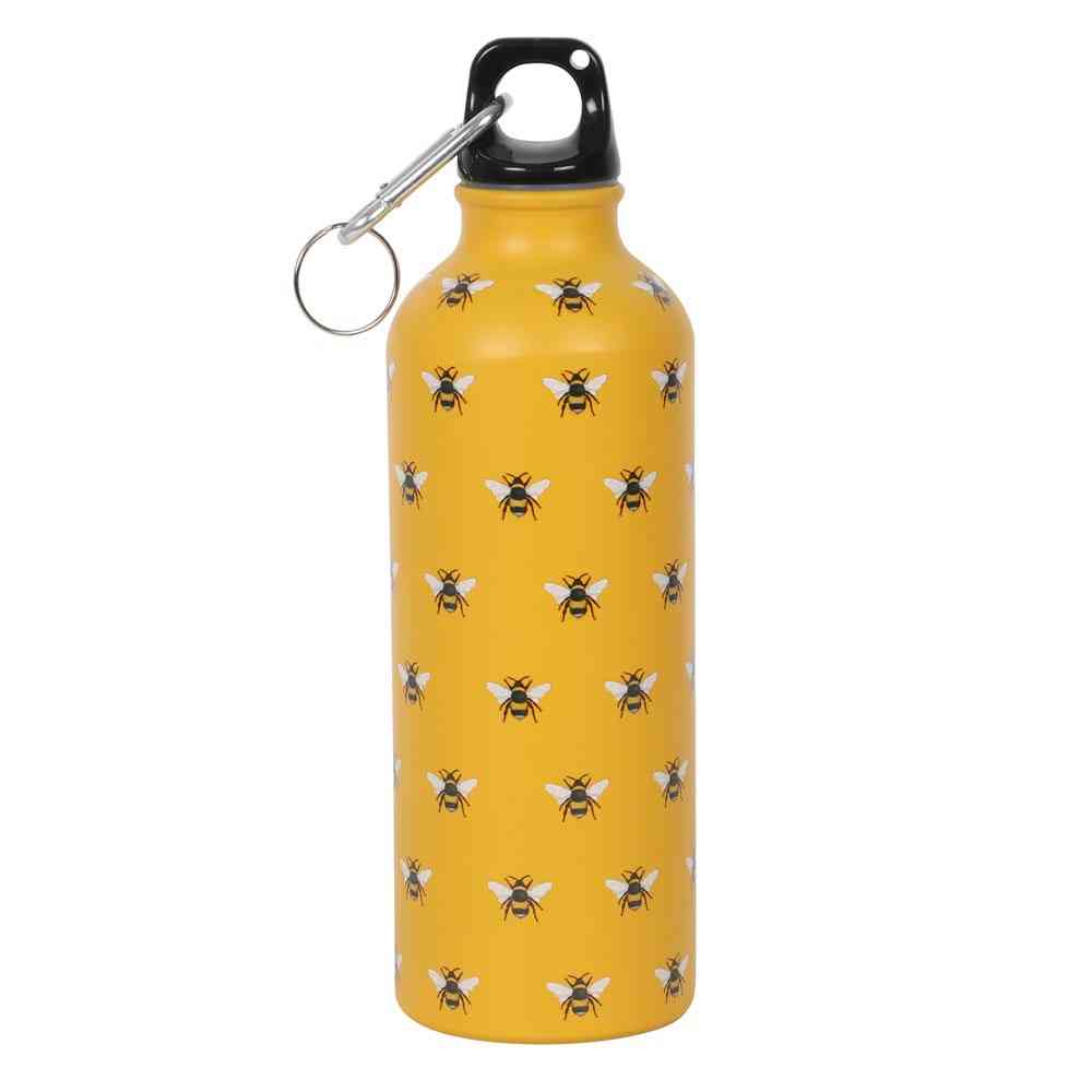 Something Different - Bee Print Metal Waterfles - Multicolours
